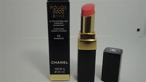 chanel coco shine romance|Chanel Romance Rouge Coco Shine Hydrating Sheer Lipshine.